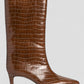 Choco crocodile print boots