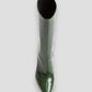 STIVALE VERDE STAMPA COCCO