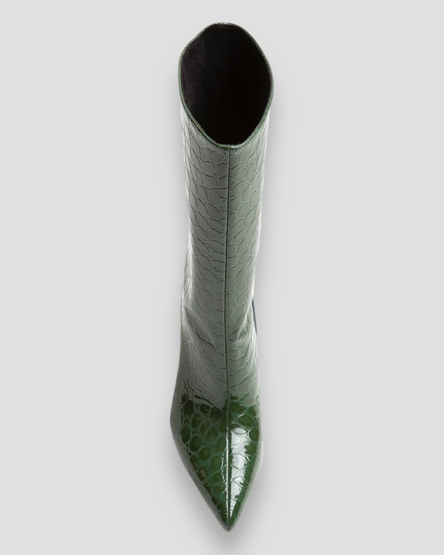STIVALE VERDE STAMPA COCCO