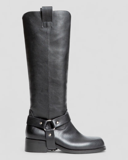 HIGH BIKER BOOTS